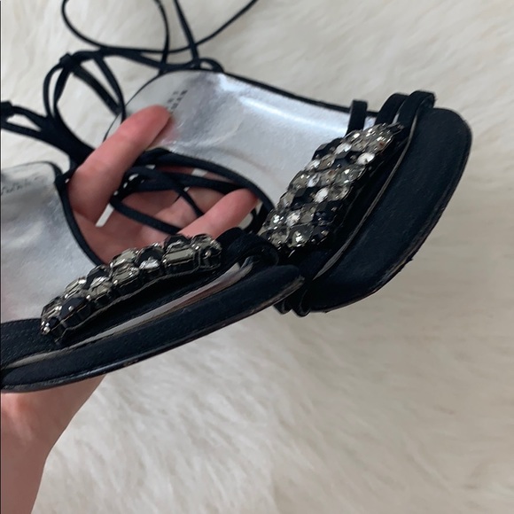 Stuart Weitzman | wrap up strappy rhinestone heel - Picture 8 of 14